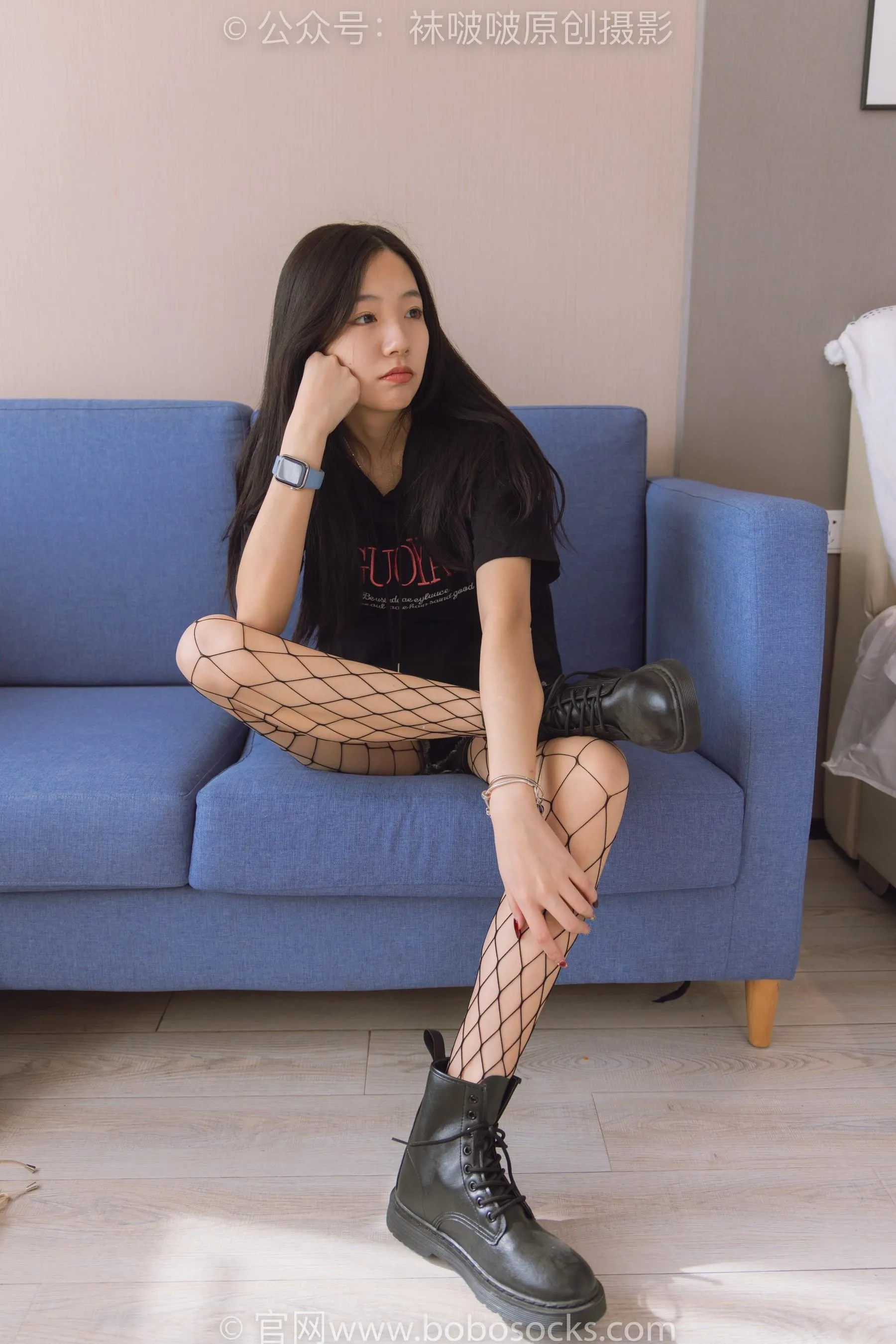 [BoBoSocks袜啵啵]NO.203 三双靴子、黑丝、网袜[23] [54P]插图3